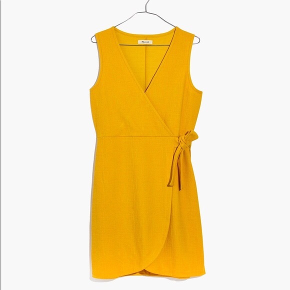 texture and thread wrap dress